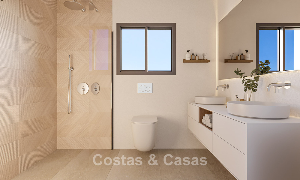 Nieuw op de markt! Hightech designervilla’s te koop in een begeerde golfomgeving nabij het centrum van Estepona 781753