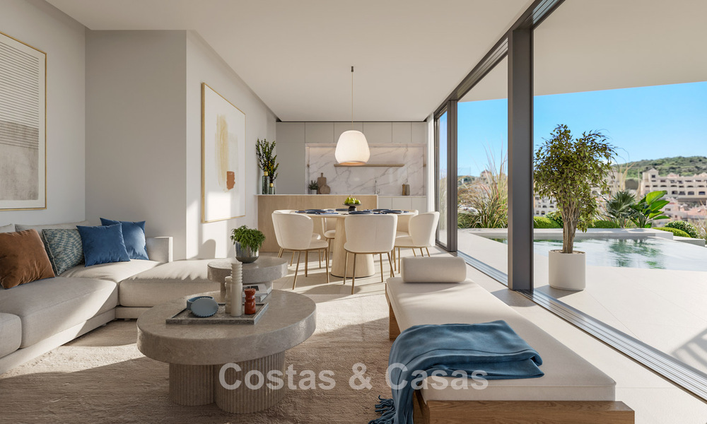 Nieuw op de markt! Hightech designervilla’s te koop in een begeerde golfomgeving nabij het centrum van Estepona 781768