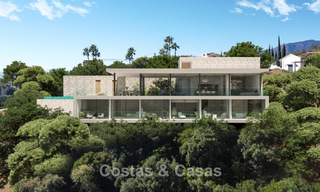 State-of-the-art designvilla van topklasse met vrij zeezicht te koop in de heuvels van Marbella - Benahavis 781701 