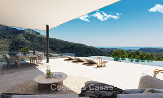 State-of-the-art designvilla van topklasse met vrij zeezicht te koop in de heuvels van Marbella - Benahavis 781704 