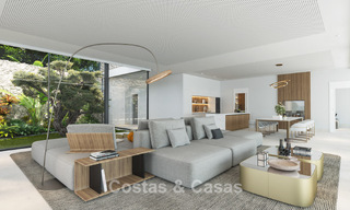 State-of-the-art designvilla van topklasse met vrij zeezicht te koop in de heuvels van Marbella - Benahavis 781708 