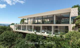State-of-the-art designvilla van topklasse met vrij zeezicht te koop in de heuvels van Marbella - Benahavis 781713 