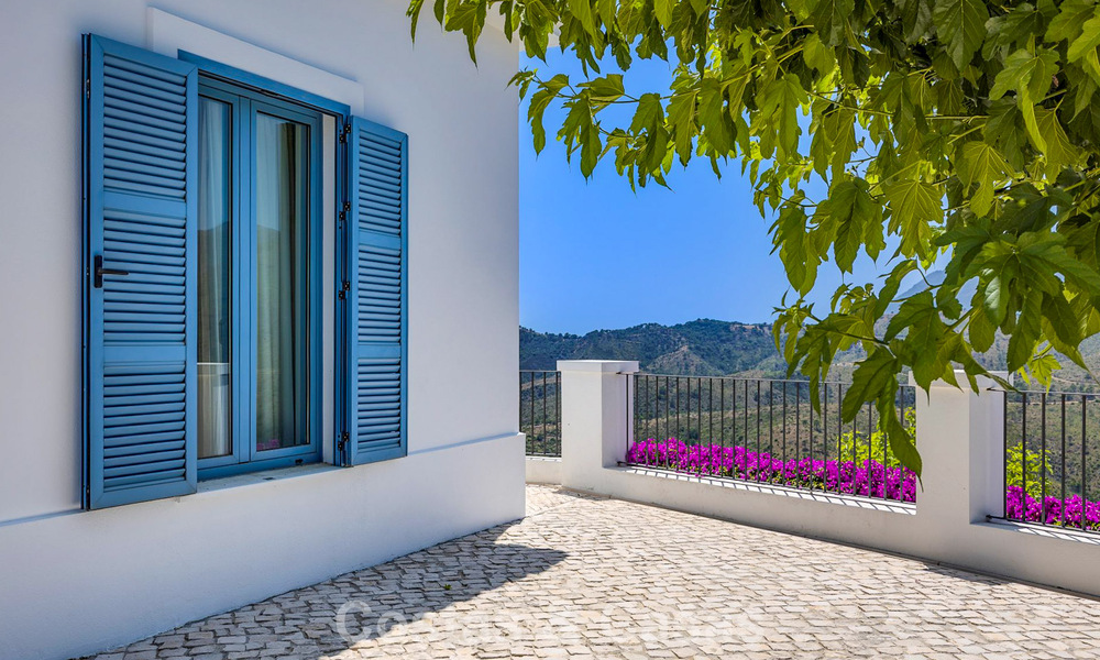 Prachtig Mediterraan landhuis met adembenemend zeezicht te koop in Benahavis - Marbella 781807