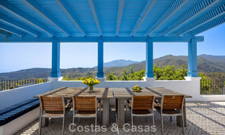 Prachtig Mediterraan landhuis met adembenemend zeezicht te koop in Benahavis - Marbella 781808 