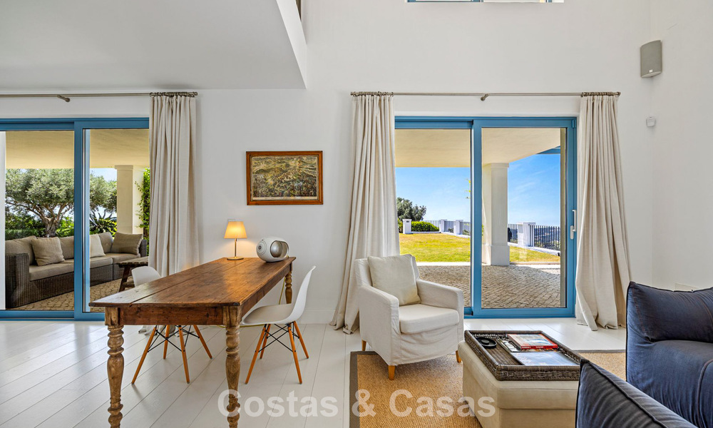 Prachtig Mediterraan landhuis met adembenemend zeezicht te koop in Benahavis - Marbella 781823