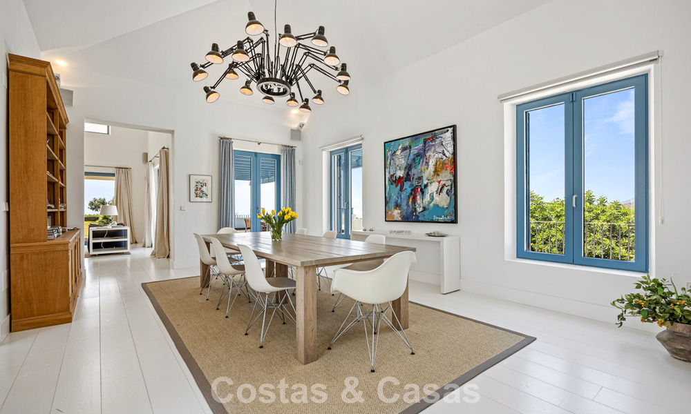 Prachtig Mediterraan landhuis met adembenemend zeezicht te koop in Benahavis - Marbella 781829