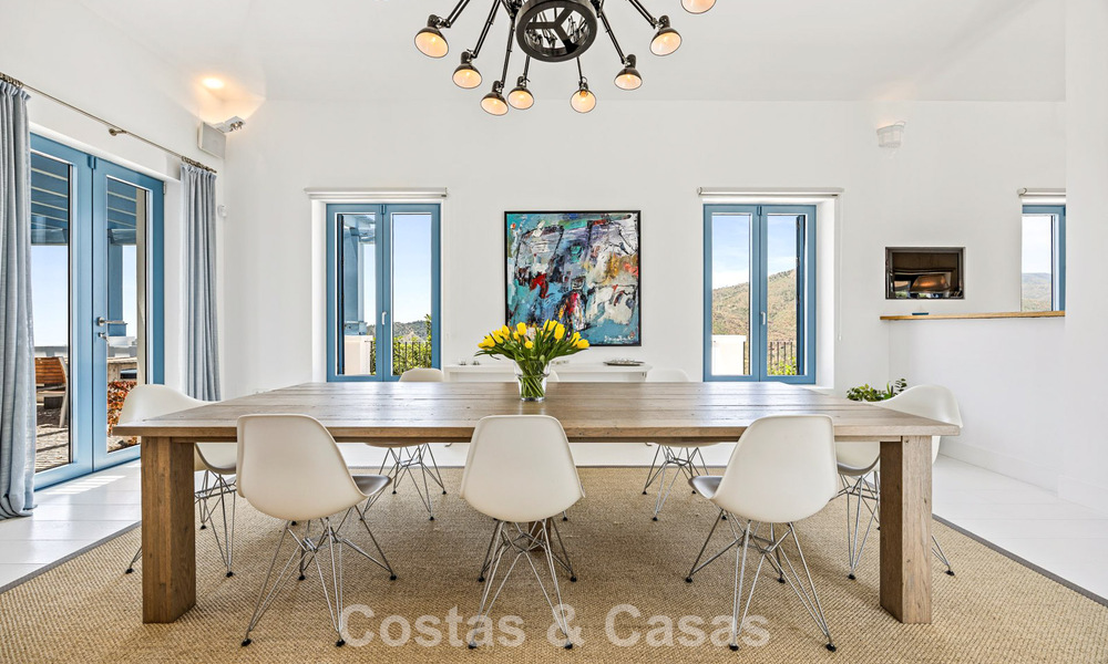 Prachtig Mediterraan landhuis met adembenemend zeezicht te koop in Benahavis - Marbella 781830