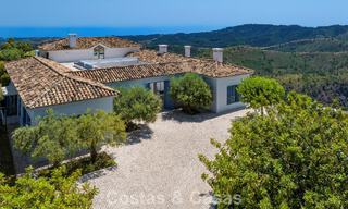 Prachtig Mediterraan landhuis met adembenemend zeezicht te koop in Benahavis - Marbella 781833 