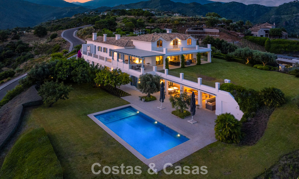 Prachtig Mediterraan landhuis met adembenemend zeezicht te koop in Benahavis - Marbella 781842