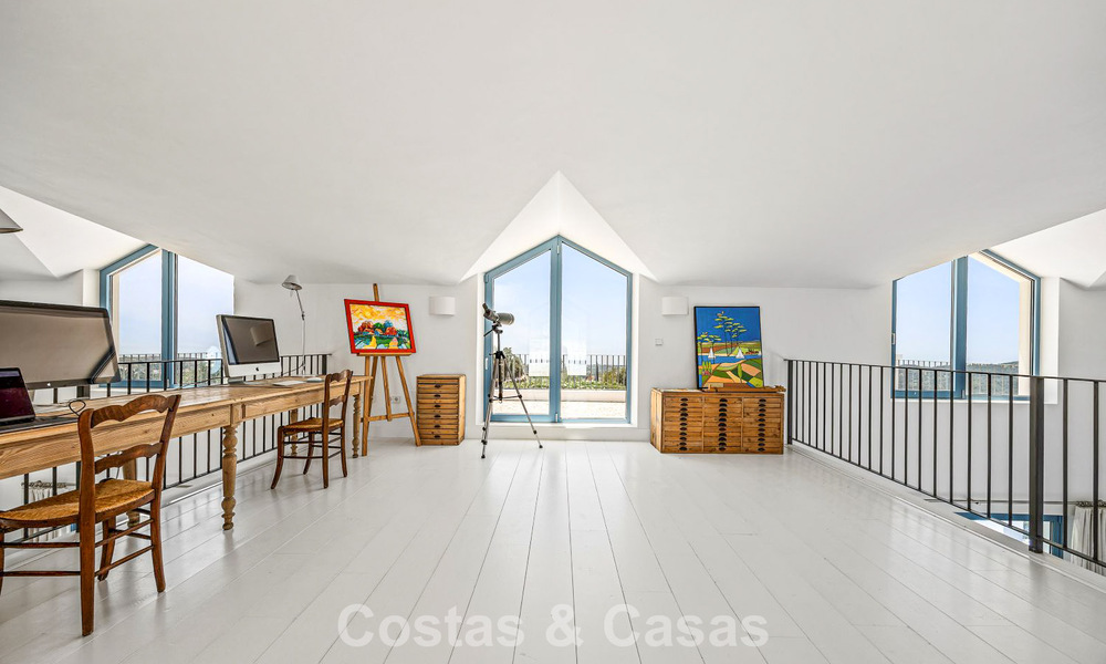 Prachtig Mediterraan landhuis met adembenemend zeezicht te koop in Benahavis - Marbella 781857