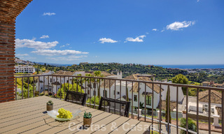 Instapklaar, ruim 3-slaapkamer appartement te koop met golf- en zeezicht in Benahavis - Marbella 781890 