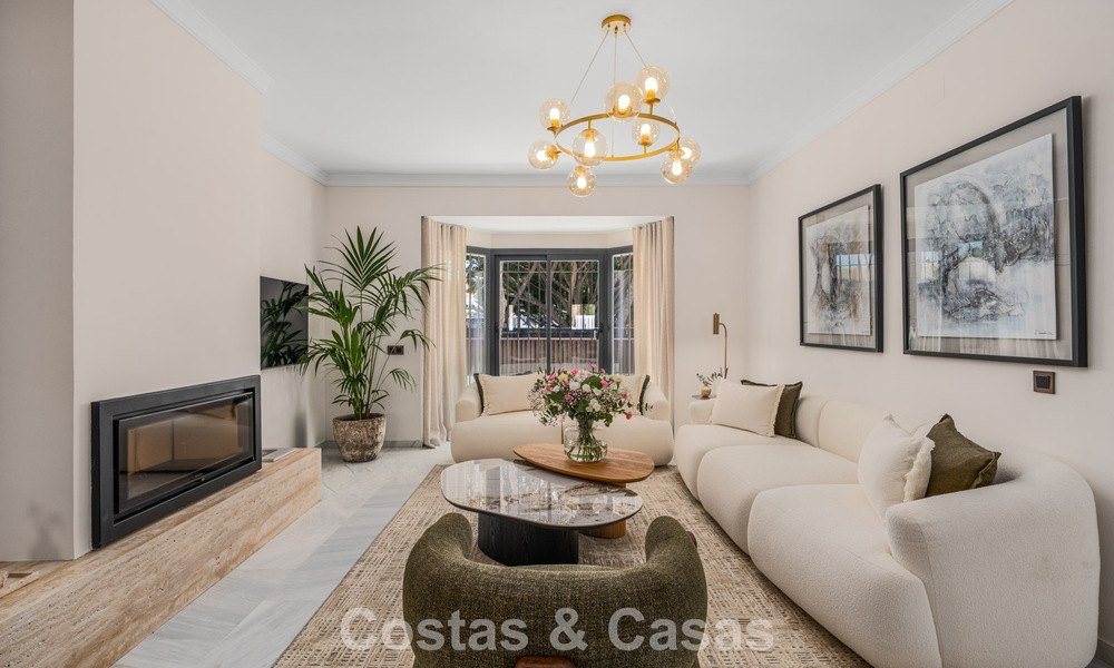 Stijlvolle zuiderse familiewoning te koop in Nueva Andalucia’s golfvallei, Marbella 781886