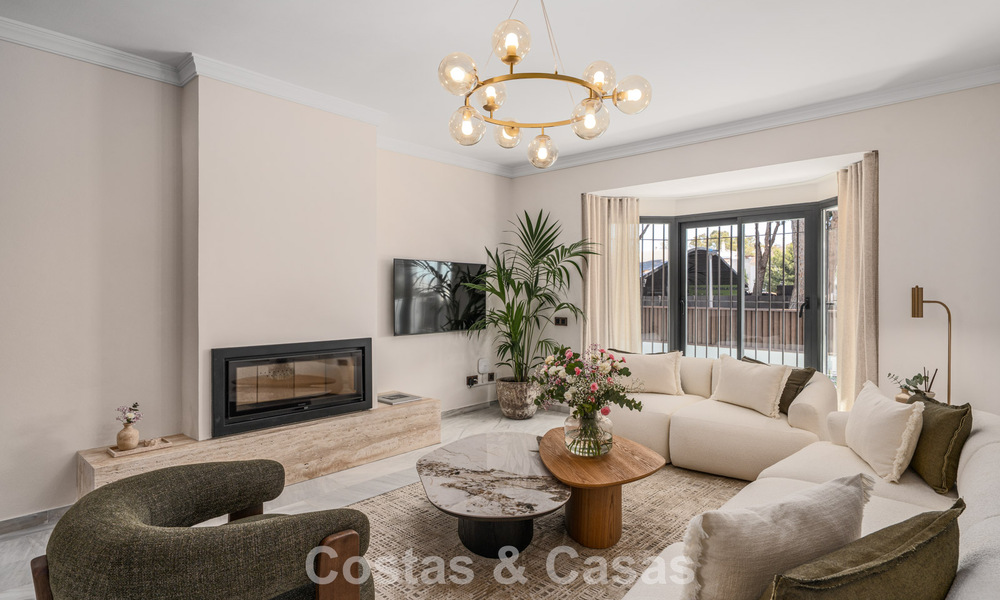 Stijlvolle zuiderse familiewoning te koop in Nueva Andalucia’s golfvallei, Marbella 781888