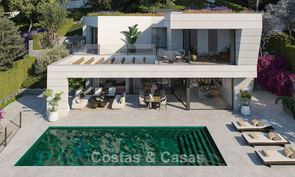 High-end nieuwbouwvilla met zeezicht te koop in een groene enclave ten oosten van Malaga centrum 782534