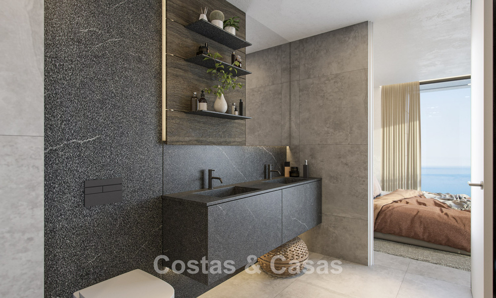 High-end nieuwbouwvilla met zeezicht te koop in een groene enclave ten oosten van Malaga centrum 782540