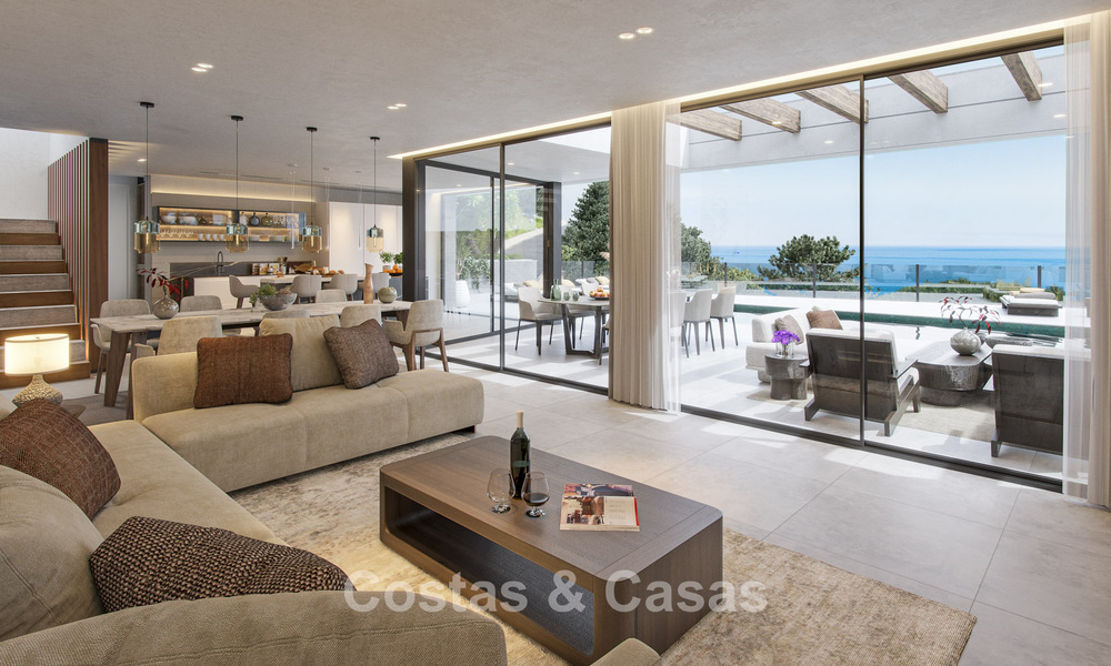 High-end nieuwbouwvilla met zeezicht te koop in een groene enclave ten oosten van Malaga centrum 782541