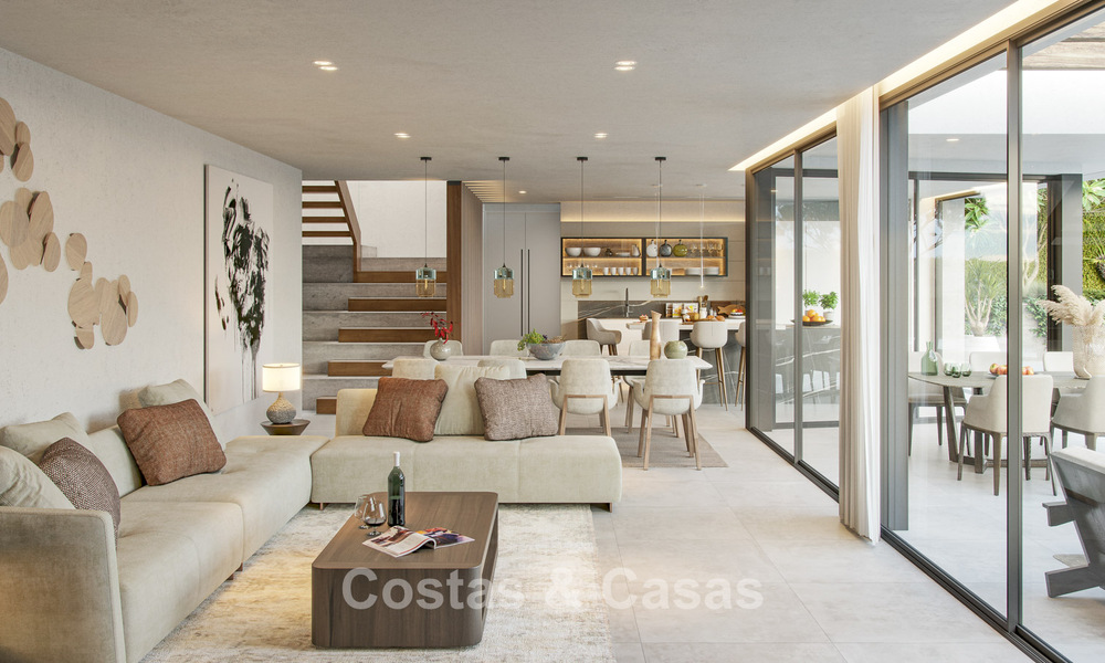 High-end nieuwbouwvilla met zeezicht te koop in een groene enclave ten oosten van Malaga centrum 782542