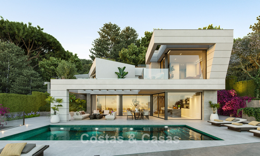 High-end nieuwbouwvilla met zeezicht te koop in een groene enclave ten oosten van Malaga centrum 782546