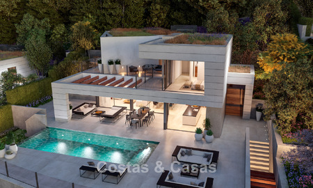 Moderne, luxe nieuwbouwvilla met uitzicht op zee te koop in een groene, rustige omgeving ten oosten van Malaga centrum 782550