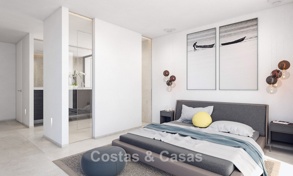 Geavanceerde nieuwbouwvilla met zeezicht te koop in een nieuw, gated community ten oosten van Malaga 782557