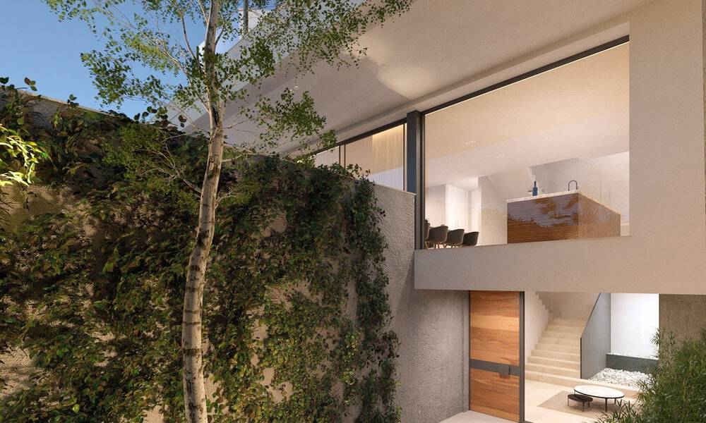 High-end nieuwbouwvilla met zeezicht te koop in een groene omgeving ten oosten van Malaga centrum 782563