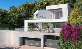High-end nieuwbouwvilla met zeezicht te koop in een groene omgeving ten oosten van Malaga centrum 782564 