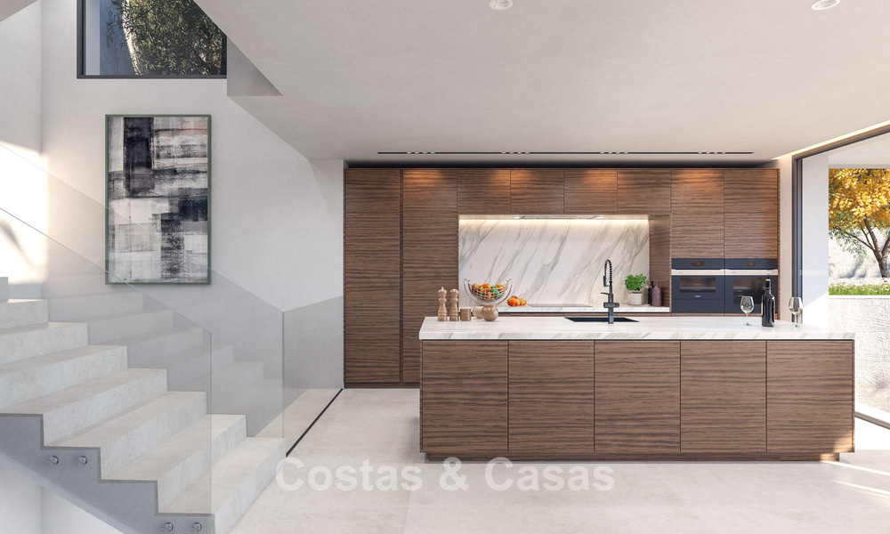 High-end nieuwbouwvilla met zeezicht te koop in een groene omgeving ten oosten van Malaga centrum 782567