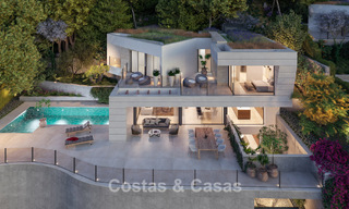 High-end nieuwbouwvilla met zeezicht te koop in een groene omgeving ten oosten van Malaga centrum 782568 