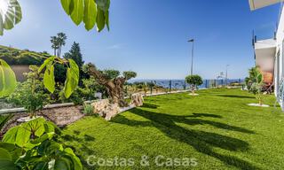 Instapklare, moderne luxevilla met panoramisch zeezicht te koop in een rustige woonwijk in Benalmadena, Costa del Sol 782323 