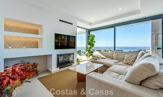 Instapklare, moderne luxevilla met panoramisch zeezicht te koop in een rustige woonwijk in Benalmadena, Costa del Sol 782328 
