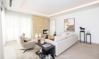 Eigentijdse villa te koop op loopafstand van het strand en voorzieningen in Marbella stad 783503 