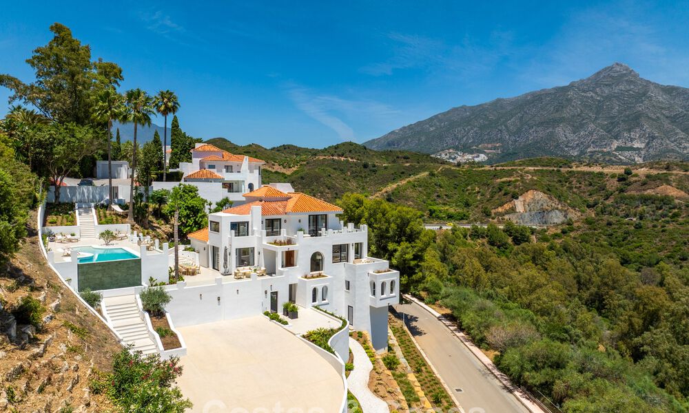 Luxueuze, hedendaagse mediterrane villa te koop in de heuvels van Nueva Andalucia, Marbella 783224