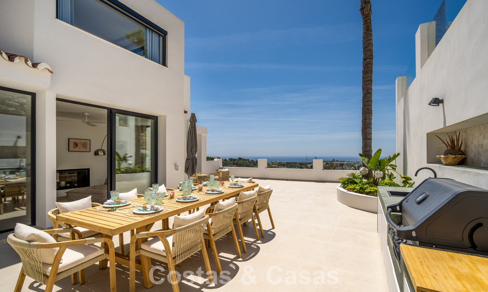 Luxueuze, hedendaagse mediterrane villa te koop in de heuvels van Nueva Andalucia, Marbella 783233