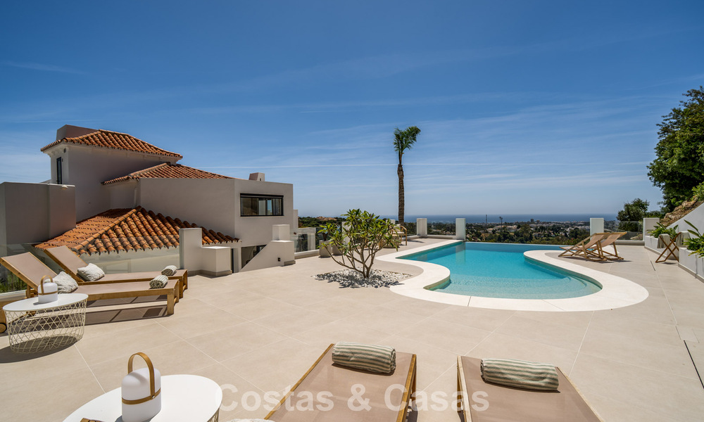 Luxueuze, hedendaagse mediterrane villa te koop in de heuvels van Nueva Andalucia, Marbella 783238