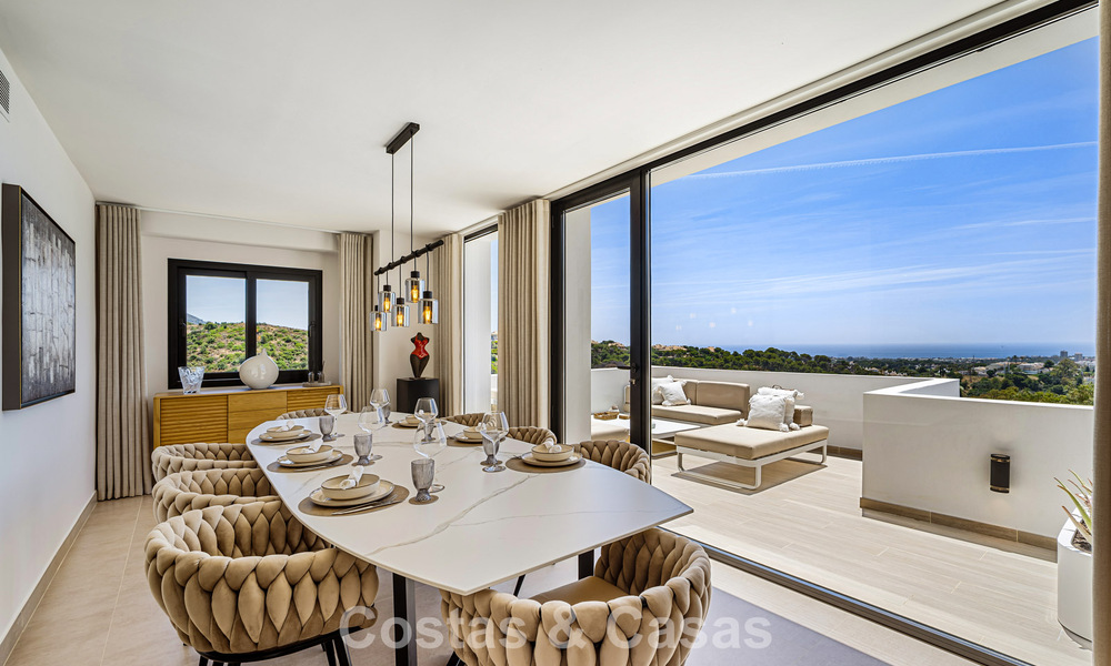 Luxueuze, hedendaagse mediterrane villa te koop in de heuvels van Nueva Andalucia, Marbella 783248