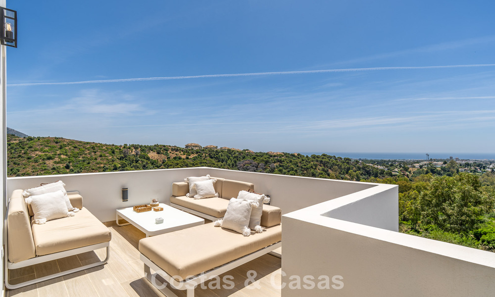 Luxueuze, hedendaagse mediterrane villa te koop in de heuvels van Nueva Andalucia, Marbella 783250