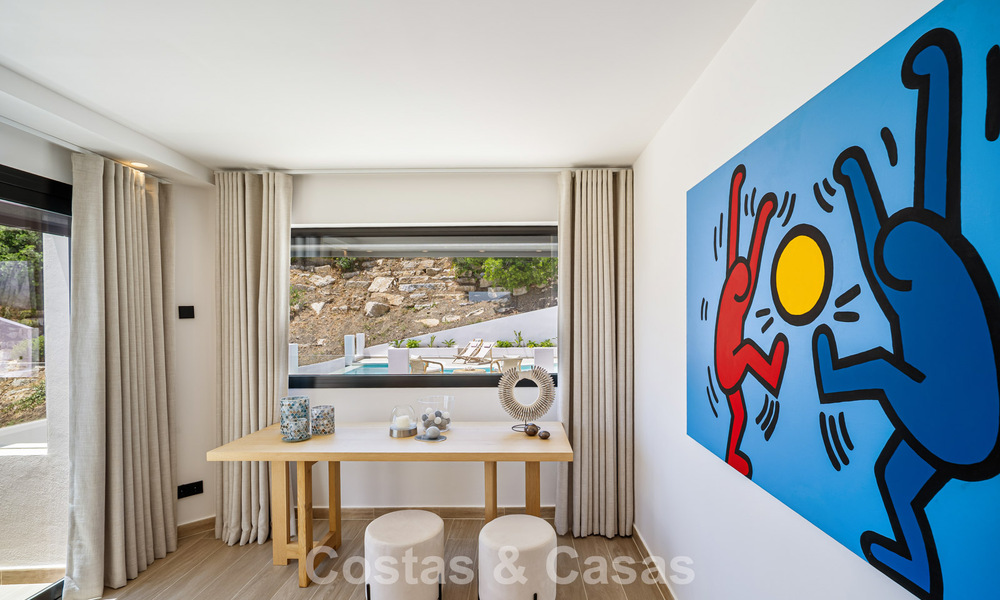 Luxueuze, hedendaagse mediterrane villa te koop in de heuvels van Nueva Andalucia, Marbella 783258