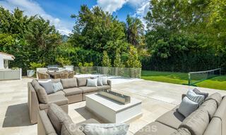 Indrukwekkende luxevilla met gras tennisbaan te koop dicht bij alle voorzieningen op de befaamde Golden Mile van Marbella 782702 