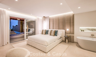Hoogwaardig gemoderniseerd appartement eerstelijnsstrand met subliem zeezicht, privétuin en -zwembad, Marbella - Estepona 782606 