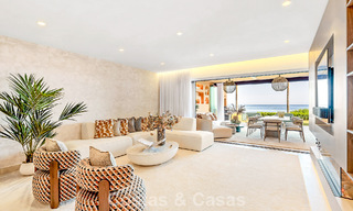 Hoogwaardig gemoderniseerd appartement eerstelijnsstrand met subliem zeezicht, privétuin en -zwembad, Marbella - Estepona 782654 