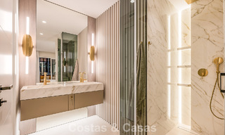 Hoogwaardig gemoderniseerd appartement eerstelijnsstrand met subliem zeezicht, privétuin en -zwembad, Marbella - Estepona 782659 