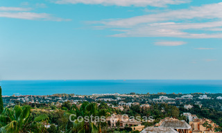 Instapklaar, ruime 3-slaapkamer rijwoning te koop met een eigentijds interieur en zeezicht in Marbella - Benahavis 782997 