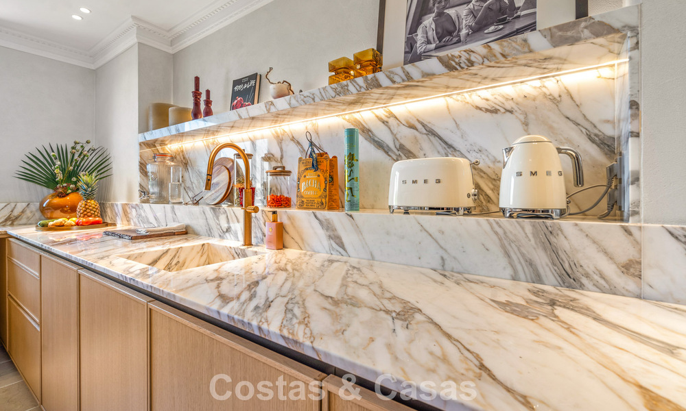 Ultra-luxueus duplex penthouse met bekroond interieur te koop in Los Flamingos Golf Resort in Marbella - Benahavis 782825