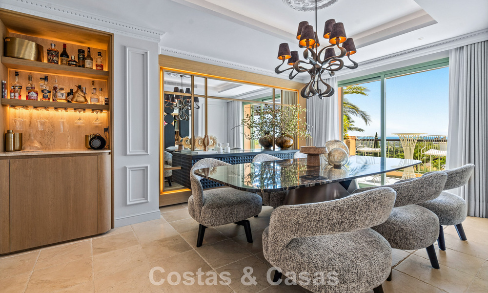 Ultra-luxueus duplex penthouse met bekroond interieur te koop in Los Flamingos Golf Resort in Marbella - Benahavis 782832