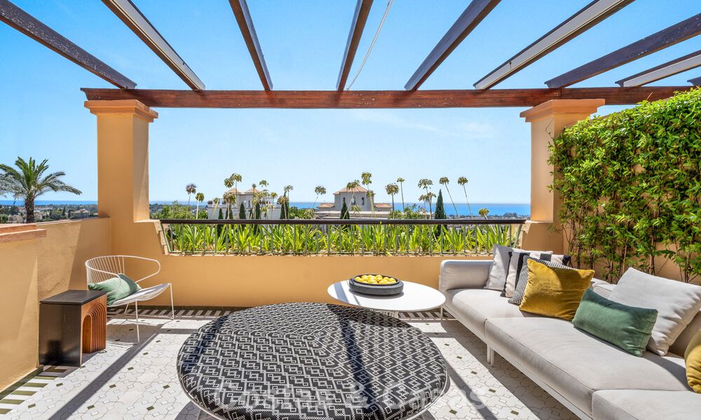 Ultra-luxueus duplex penthouse met bekroond interieur te koop in Los Flamingos Golf Resort in Marbella - Benahavis 782835