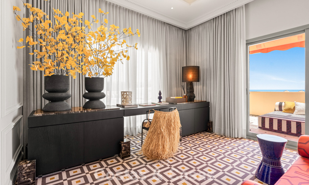 Ultra-luxueus duplex penthouse met bekroond interieur te koop in Los Flamingos Golf Resort in Marbella - Benahavis 782854