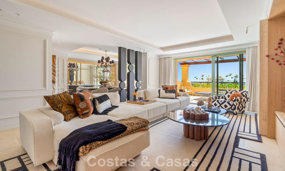 Ultra-luxueus duplex penthouse met bekroond interieur te koop in Los Flamingos Golf Resort in Marbella - Benahavis 782873