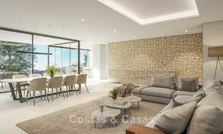 Off-plan nieuwbouwvilla met geavanceerde architectuur te koop in de heuvels van Marbella - Benahavis 783403 