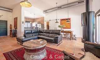 Instapklare, gelijkvloerse luxevilla te koop eerstelijns golf in een toonaangevend resort in Mijas, Costa del Sol 783950 