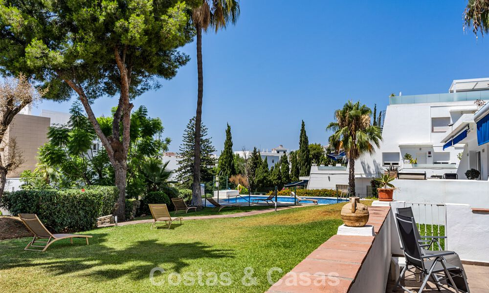 Ruim begane grond appartement in een gated complex op loopafstand van het strand en Puerto Banus, Marbella 783898